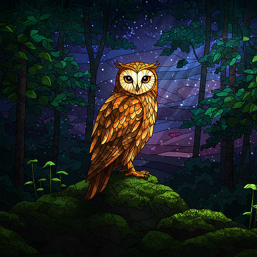 月下のまなざし