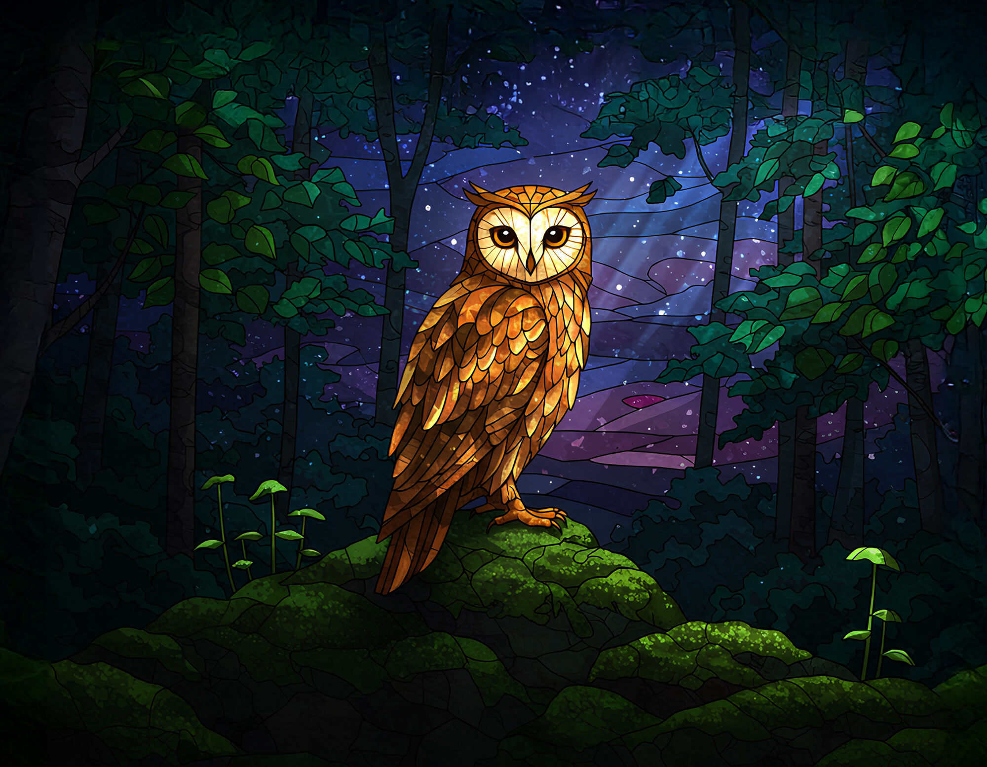 月下のまなざし